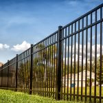 aluminium black garden fencing brisbane