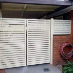 aluminium slats gate