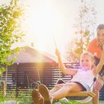 aluminium slate child swing
