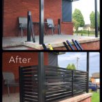 black aluminium balustrade hand rail